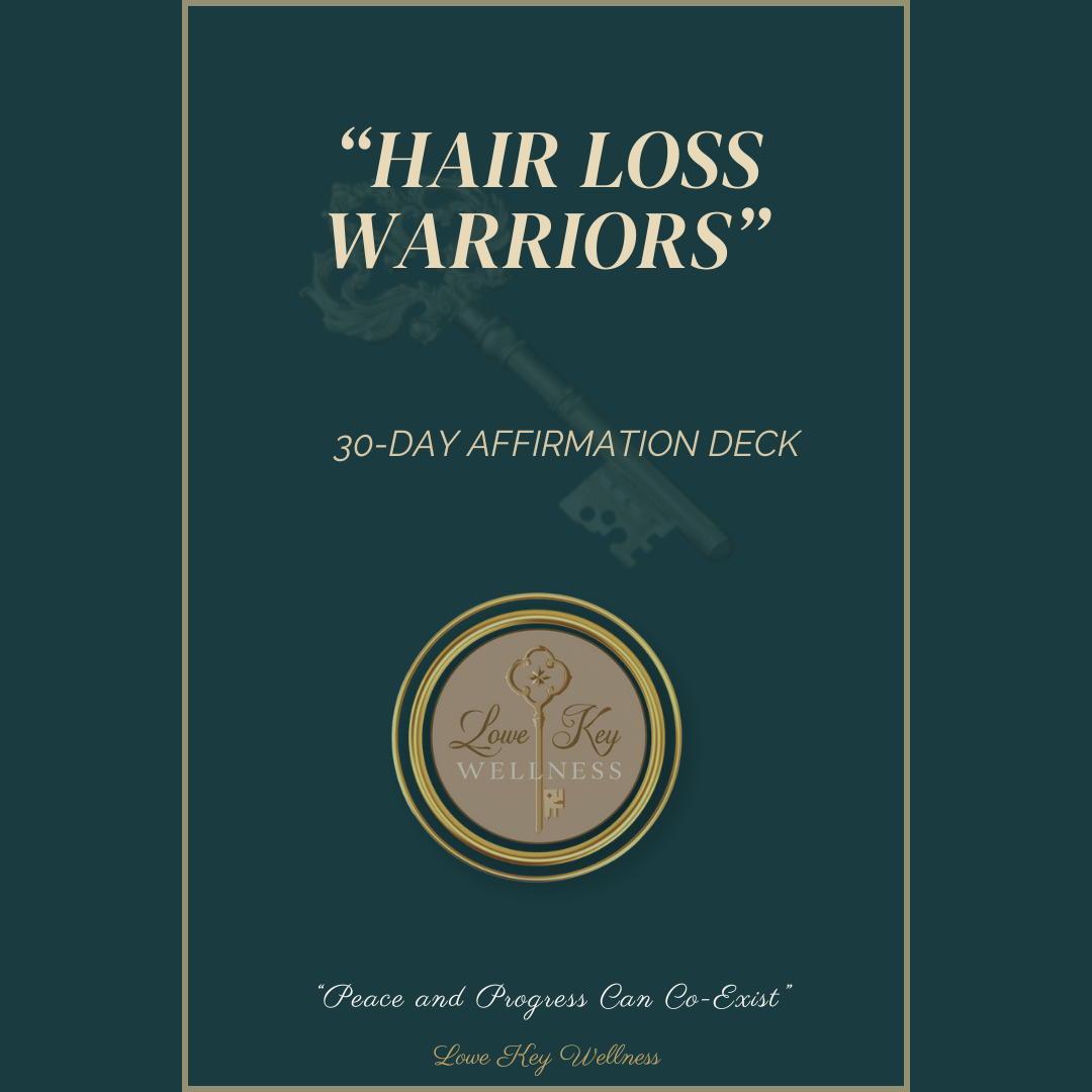 Hair Loss Warriors - 30 One-Sided Affirmation Cards
